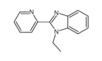 1-ethyl-2-pyridin-2-ylbenzimidazole Structure