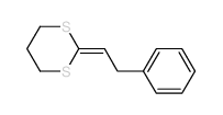1,3-Dithiane,2-(2-phenylethylidene)-结构式