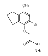2-[(5-溴-7-甲基-2,3-二氢-1H-茚-4-基)氧基]乙酰肼结构式