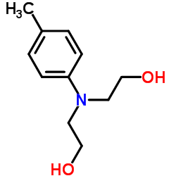 2,2'-(p-Tolylazanediyl)diethanol Structure