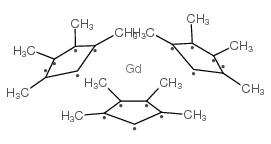 TRIS(TETRAMETHYLCYCLOPENTADIENYL)GADOLINIUM Structure