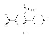 1-(2,4-硝基苯基)-哌嗪盐酸盐结构式