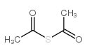 Ethanethioic acid,1,1'-anhydrosulfide Structure