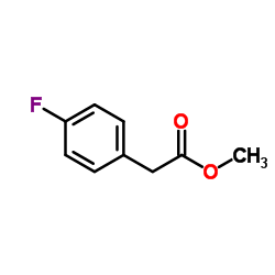 Methyl 2-(4-fluorophenyl)acetate Structure
