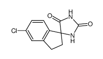 5'-chloro-2',3'-dihydrospiro[imidazolidine-4,1'-indene]-2,5-dione Structure
