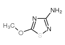 3-氨基-5-甲氧基-1,2,4-噻二唑结构式