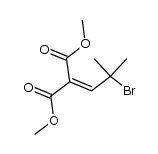 dimethyl 2-bromo-2-methylpropylidenemalonate Structure