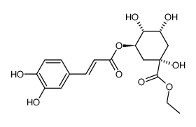 chlorogenic acid ethyl ester Structure