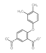 1-(3,4-dimethylphenoxy)-2,4-dinitro-benzene Structure