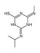2-(methylamino)-6-(propan-2-ylamino)-1H-1,3,5-triazine-4-thione结构式