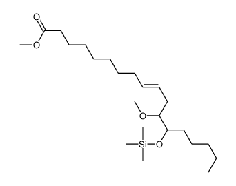 methyl 12-methoxy-13-trimethylsilyloxyoctadec-9-enoate结构式
