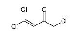 1,4,4-trichlorobut-3-en-2-one Structure