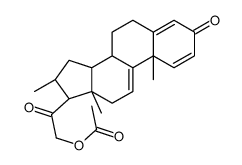 (16α)-21-(Acetyloxy)-16-methyl-pregna-1,4,9(11)-triene-3,20-dione Structure