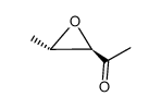 trans-1-(3-methyloxiranyl)-ethanone Structure