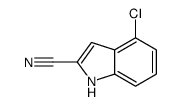 4-氯-1H-吲哚-2-甲腈结构式