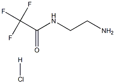 N-(2-氨乙基)-2,2,2-三氟乙酰胺盐酸盐结构式