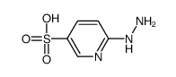 6-hydrazinylpyridine-3-sulfonic acid Structure