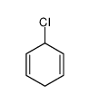 3-chlorocyclohexa-1,4-diene结构式