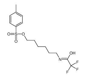 6-[(2,2,2-trifluoroacetyl)amino]hexyl 4-methylbenzenesulfonate结构式