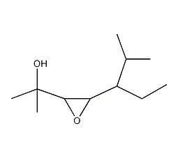 5-异丙基-2-甲基-3,4-环氧-2-庚醇结构式