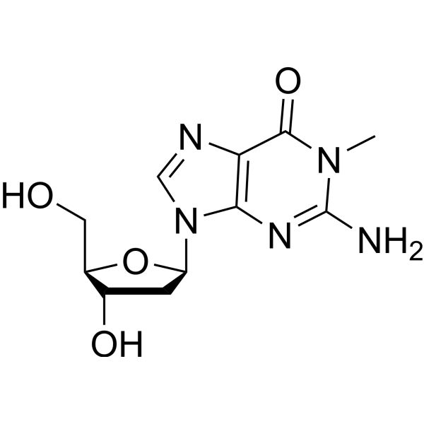N1-甲基-2'-脱氧鸟苷结构式