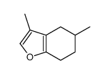 3,5-dimethyl-4,5,6,7-tetrahydro-1-benzofuran Structure