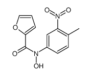 N-hydroxy-N-(4-methyl-3-nitrophenyl)furan-2-carboxamide Structure