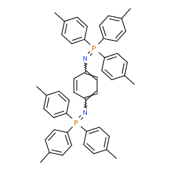 N,N'-Bis(tri-p-tolylphosphoranylidene)benzene-1,4-diamine Structure
