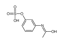 (3-acetamidophenyl) hydrogen sulfate结构式