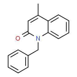 1-BENZYL-4-METHYL-1H-QUINOLIN-2-ONE结构式