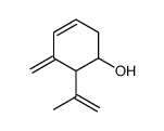 5-Methylene-6-(1-methylethenyl)-3-cyclohexen-1-ol结构式