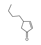 4-butylcyclopent-2-en-1-one结构式