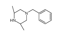 1-苄基-顺式-3,5-二甲基哌嗪结构式