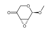 Methyl-2,3-anhydro-β-D-erythro-pentopyranosid-4-ulose Structure