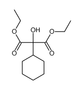 diethyl 2-cyclohexyl-2-hydroxypropanedioate Structure