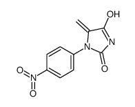 5-methylidene-1-(4-nitrophenyl)imidazolidine-2,4-dione Structure