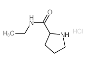 N-Ethyl-2-pyrrolidinecarboxamide hydrochloride Structure