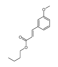 butyl 3-(3-methoxyphenyl)prop-2-enoate结构式
