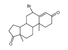 6α-Bromo Androstenedione Structure