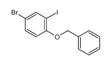 1-苄氧基-4-溴-2-碘苯结构式