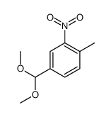 4-(dimethoxymethyl)-1-methyl-2-nitrobenzene Structure