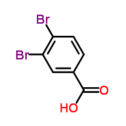 3,4-二溴苯甲酸结构式