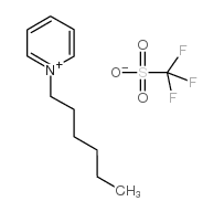 1-己基吡啶三氟甲磺酸盐结构式