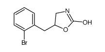 5-[(2-溴苯基)甲基]噁唑啉-2-酮结构式
