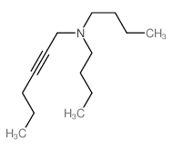 2-Hexyn-1-amine,N,N-dibutyl-结构式