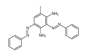 4-methyl-2,6-bis(phenyldiazenyl)benzene-1,3-diamine Structure