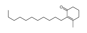 3-methyl-2-undecylcyclohex-2-en-1-one结构式