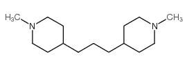 4,4'-三亚甲基双(1-甲基哌啶)结构式