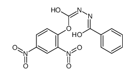 (2,4-dinitrophenyl) N-benzamidocarbamate结构式