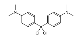 4-(dichloro(4-(dimethylamino)phenyl)methyl)-N,N-dimethylbenzenamine structure